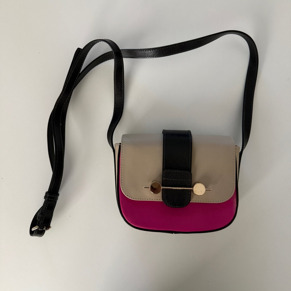 Jason Wu Pink, Beige and Black Colorblock Crossbody